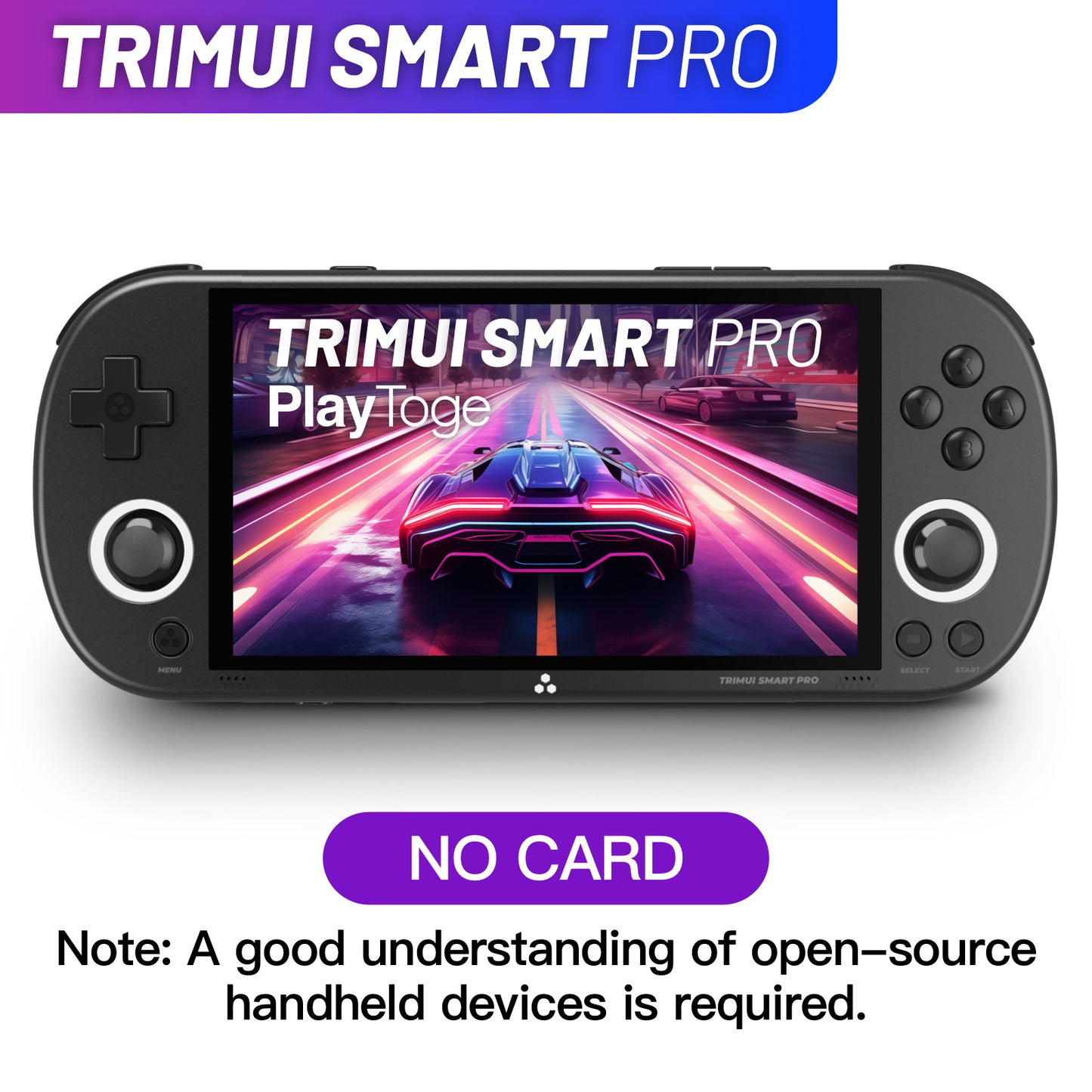 Trimui Smart Pro, Handheld Game Console, 4.96 Inch IPS 1280x720 Screen, 5000mAh 6+Hours Battery, Support Wireless Network