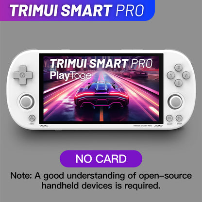 Trimui Smart Pro, Handheld Game Console, 4.96 Inch IPS 1280x720 Screen, 5000mAh 6+Hours Battery, Support Wireless Network