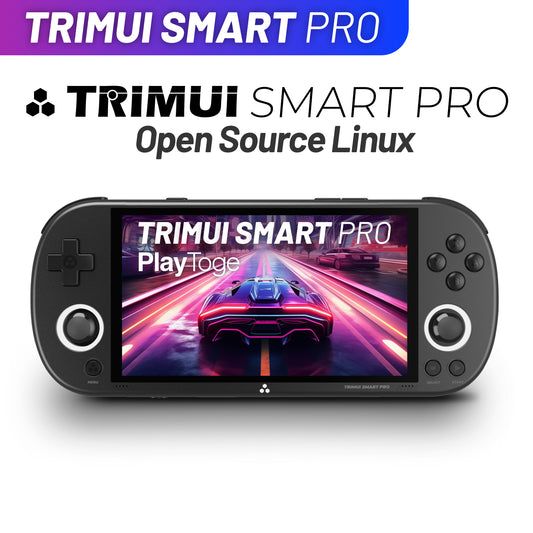 Trimui Smart Pro, Handheld Game Console, 4.96 Inch IPS 1280x720 Screen, 5000mAh 6+Hours Battery, Support Wireless Network